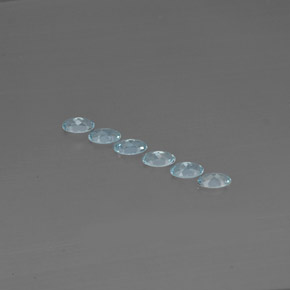 Aquamarine Gemstone in 5.1 x 3.2 mm Size for Sale, Aquamarine Stone in Light Blue Color