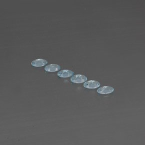 Aquamarine Gemstone in 5 x 3 mm (calibrated) Size for Sale, Aquamarine Stone in Light Blue Color