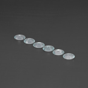 Aquamarine Gemstone in 5 x 3 mm (calibrated) Size for Sale, Aquamarine Stone in Light Blue Color