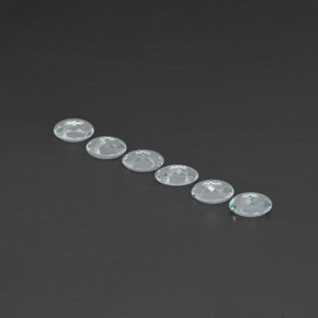 Aquamarine Gemstone in 5 x 3 mm (calibrated) Size for Sale, Aquamarine Stone in Light Blue Color