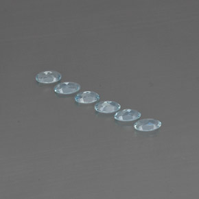 Aquamarine Gemstone in 5 x 3 mm (calibrated) Size for Sale, Aquamarine Stone in Light Blue Color