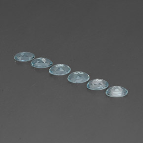 Aquamarine Gemstone in 5 x 3 mm (calibrated) Size for Sale, Aquamarine Stone in Light Blue Color