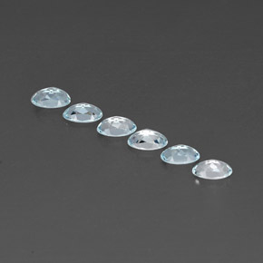 Aquamarine Gemstone in 5 x 3 mm (calibrated) Size for Sale, Aquamarine Stone in Light Blue Color