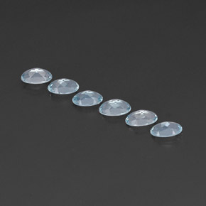 Aquamarine Gemstone in 5 x 3 mm (calibrated) Size for Sale, Aquamarine Stone in Light Blue Color
