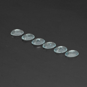 Aquamarine Gemstone in 5 x 3 mm (calibrated) Size for Sale, Aquamarine Stone in Light Blue Color