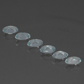 Aquamarine Gemstone in 5 x 3 mm (calibrated) Size for Sale, Aquamarine Stone in Light Blue Color