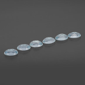 Aquamarine Gemstone in 5 x 3 mm (calibrated) Size for Sale, Aquamarine Stone in Light Blue Color