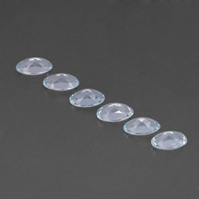Aquamarine Gemstone in 5 x 3 mm (calibrated) Size for Sale, Aquamarine Stone in Light Blue Color