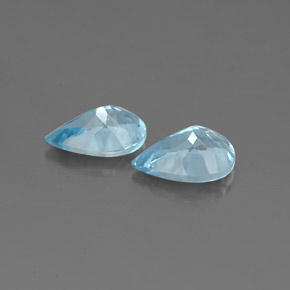 Aquamarine Gemstone in 7 x 5 mm (calibrated) Size for Sale, Aquamarine Stone in Light Blue Color