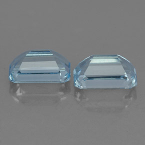 Aquamarine Gemstone in 7.8 x 5.2 mm Size for Sale, Aquamarine Stone in Light Blue Color