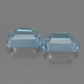Aquamarine Gemstone in 7.5 x 5.6 mm Size for Sale, Aquamarine Stone in Light Blue Color