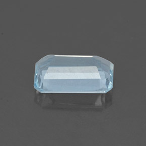 Aquamarine Gemstone in 7.4 x 4.9 mm Size for Sale, Aquamarine Stone in Light Blue Color