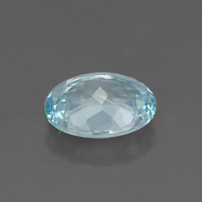 Aquamarine Gemstone in 9 x 7 mm (calibrated) Size for Sale, Aquamarine Stone in Light Blue Color