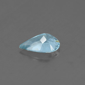 Aquamarine Gemstone in 8 x 5.2 mm Size for Sale, Aquamarine Stone in Light Blue Color