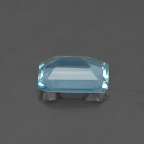 Aquamarine Gemstone in 8 x 6 mm (calibrated) Size for Sale, Aquamarine Stone in Light Blue Color