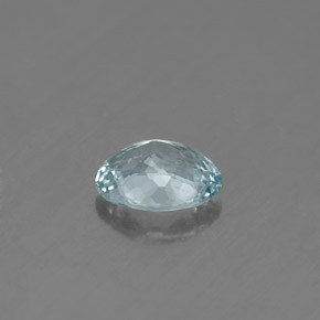 Aquamarine Gemstone in 6.6 x 5.3 mm Size for Sale, Aquamarine Stone in Light Blue Color