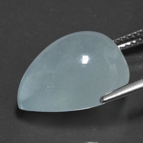 Aquamarine Gemstone in 16 x 12 mm (calibrated) Size for Sale, Aquamarine Stone in Light Blue Color