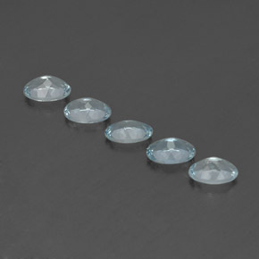 Aquamarine Gemstone in 6.2 x 4.2 mm Size for Sale, Aquamarine Stone in Light Blue Color