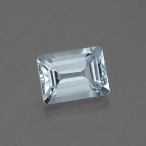 1.70 ct Blue Aquamarine Gemstone, Aquamarine Gem in Octagon Facet Shape for Sale.