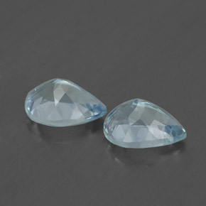 Aquamarine Gemstone in 7 x 5 mm (calibrated) Size for Sale, Aquamarine Stone in Light Blue Color