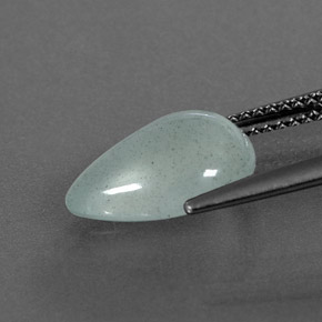 Aquamarine Gemstone in 12.2 x 9.4 mm Size for Sale, Aquamarine Stone in Light Blue Green Color