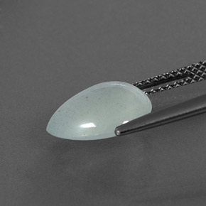 Aquamarine Gemstone in 11 x 9.6 mm Size for Sale, Aquamarine Stone in Light Blue Green Color