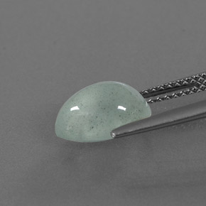 Aquamarine Gemstone in 10 x 7 mm (calibrated) Size for Sale, Aquamarine Stone in Light Blue Green Color