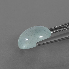 Aquamarine Gemstone in 10 x 8 mm (calibrated) Size for Sale, Aquamarine Stone in Light Blue Green Color