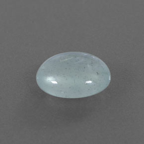 2.39 ct Green Aquamarine Stone, Natural Aquamarine in Oval Cabochon Shape for Sale