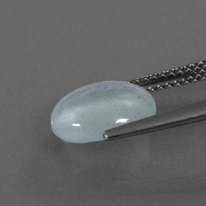 Aquamarine Gemstone in 10.2 x 8.6 mm Size for Sale, Aquamarine Stone in Light Blue Green Color