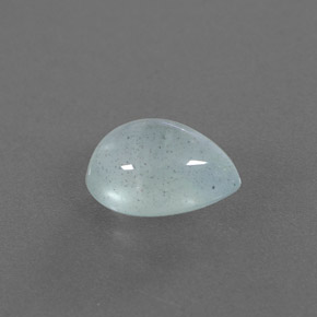2.25 ct Blue Aquamarine Stone, Natural Aquamarine in Pear Cabochon Shape for Sale