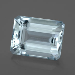 4.80 ct Blue Aquamarine Stone, Natural Aquamarine in Octagon Facet Shape for Sale