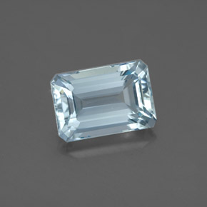 2.86 ct Blue Aquamarine Gemstone, Aquamarine Gem in Octagon Facet Shape for Sale.