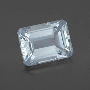 4.04 ct Blue Aquamarine Gemstone, Aquamarine Gem in Octagon Facet Shape for Sale.