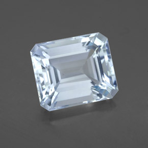 4.19 ct Blue Aquamarine Gemstone, Aquamarine Gem in Octagon Facet Shape for Sale.