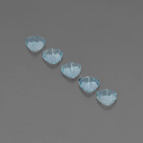 Aquamarine Gemstone in 4.3 x 4.2 mm Size for Sale, Aquamarine Stone in Light Blue Color