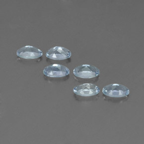 Aquamarine Gemstone in 5 x 3 mm (calibrated) Size for Sale, Aquamarine Stone in Light Blue Color