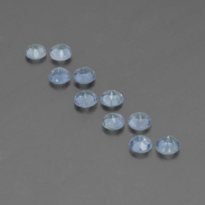 Aquamarine Gemstone in 3.8 mm Size for Sale, Aquamarine Stone in Light Blue Color