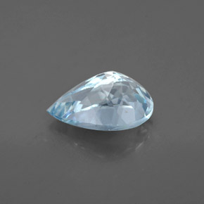 Aquamarine Gemstone in 9 x 6 mm (calibrated) Size for Sale, Aquamarine Stone in Light Green Blue Color