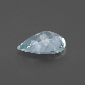 Aquamarine Gemstone in 10 x 7 mm (calibrated) Size for Sale, Aquamarine Stone in Light Green Blue Color