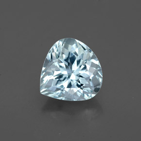 1.25 ct Blue Aquamarine Gemstone, Aquamarine Gem in Pear Facet Shape for Sale.