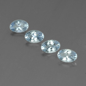 1.84 ct Blue Aquamarine Gemstone, Aquamarine Gem in Oval Facet Shape for Sale.