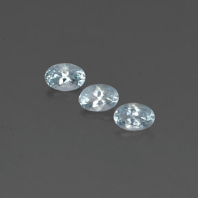 1.45 ct Blue Aquamarine Gemstone, Aquamarine Gem in Oval Facet Shape for Sale.