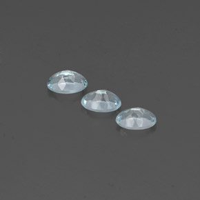 Aquamarine Gemstone in 6.2 x 4.2 mm Size for Sale, Aquamarine Stone in Light Green Blue Color