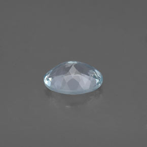 Aquamarine Gemstone in 8 x 6 mm (calibrated) Size for Sale, Aquamarine Stone in Light Green Blue Color