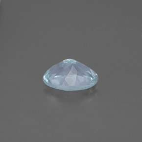 Aquamarine Gemstone in 8 x 6 mm (calibrated) Size for Sale, Aquamarine Stone in Light Green Blue Color