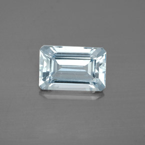 2.47 ct Blue Aquamarine Gemstone, Aquamarine Gem in Octagon Facet Shape for Sale.