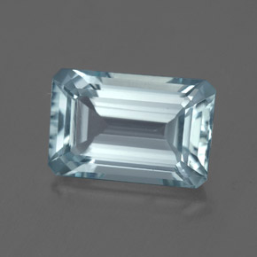3.19 ct Blue Aquamarine Gemstone, Aquamarine Gem in Octagon Facet Shape for Sale.