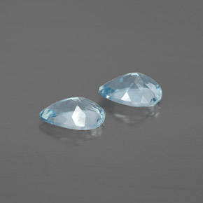 Aquamarine Gemstone in 7 x 5 mm (calibrated) Size for Sale, Aquamarine Stone in Light Blue Color
