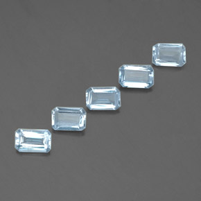 2.26 ct Blue Aquamarine Stone, Natural Aquamarine in Octagon Facet Shape for Sale